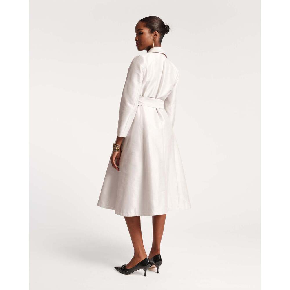 Lucille Dupioni Wrap‎ Dress - Picture 4 of 4